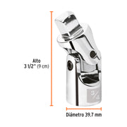 Nudo universal para dados con cuadro de 3/4', TRUPER