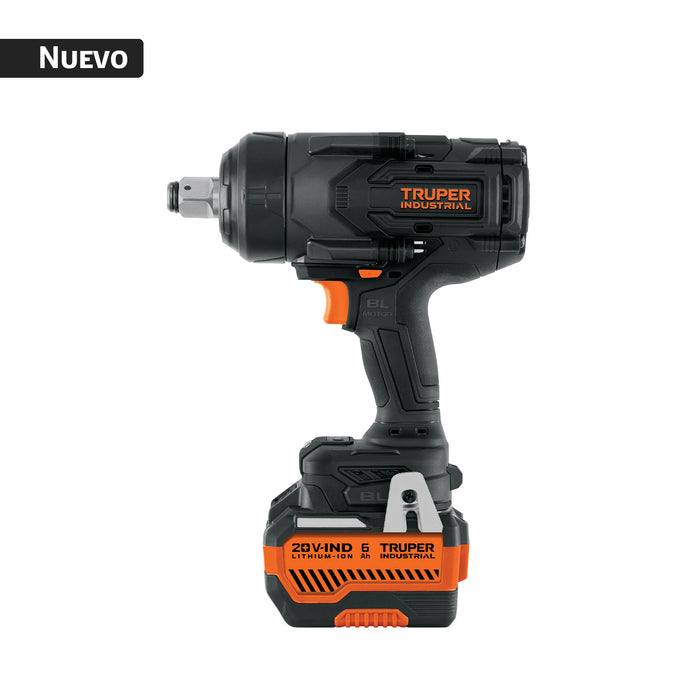 Llave de impacto 3/4' 20V 1300Nm, 2 baterías 6Ah, INDUSTRIAL