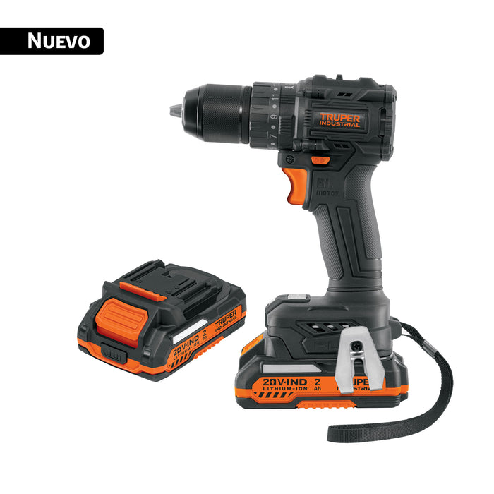 Rotomartillo/destornillador 1/2', 20V, 70Nm, 2 baterías 2Ah