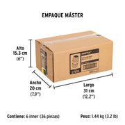Niple de acero, macho-macho, cuerda 1/4' NPT, PRETUL