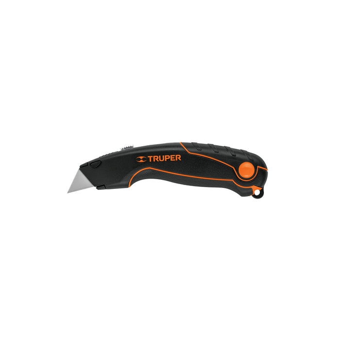 Navaja retráctil 7' cuerpo de aluminio, TRUPER