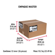 Nivel profesional de 14' con protección de ABS, TRUPER