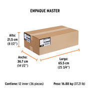 Nivel profesional de 24' con protección de ABS, TRUPER