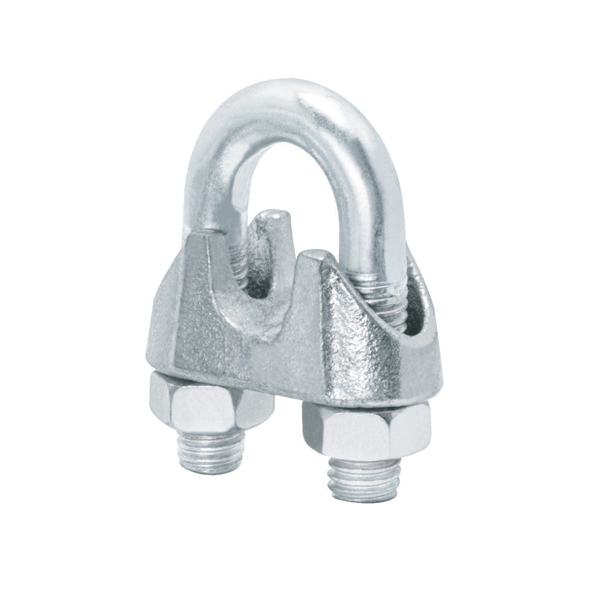 Blíster c/1 nudo (perro) de hierro p/cable de 1/2', FIERO