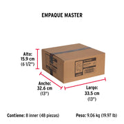 Blíster c/1 nudo (perro) de hierro p/cable de 1/2', FIERO