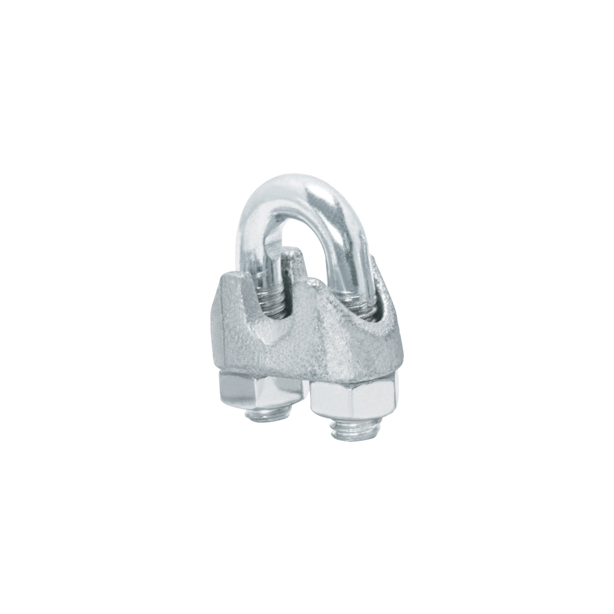 Bolsa c/40 nudos (perros) de hierro p/cable de 1/4', FIERO