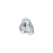 Blíster c/2 nudos (perros) de hierro p/cable de 3/16', FIERO