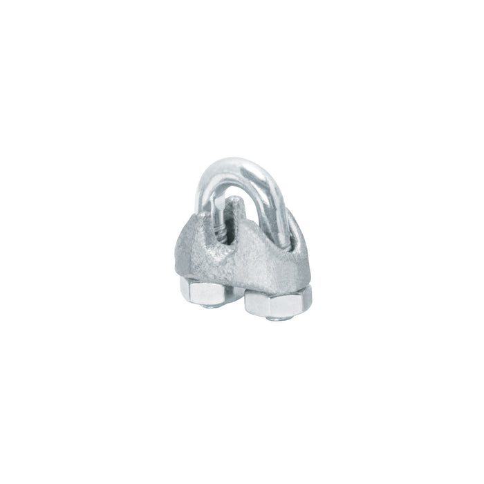 Blíster c/2 nudos (perros) de hierro p/cable de 3/16', FIERO