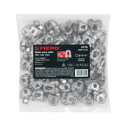 Bolsa c/50 nudos (perros) de hierro p/cable de 3/16', FIERO
