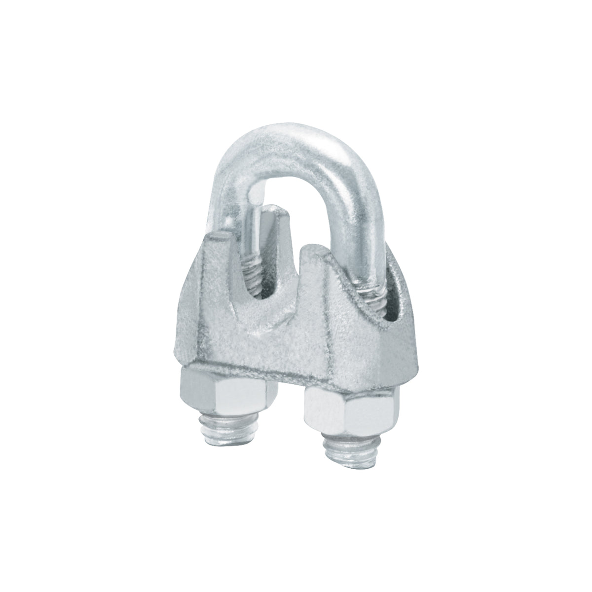 Bolsa c/20 nudos (perros) de hierro p/cable de 3/8', FIERO
