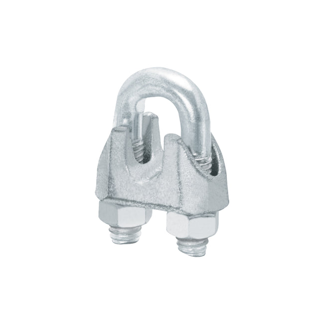 Bolsa c/20 nudos (perros) de hierro p/cable de 3/8', FIERO