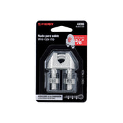 Blíster c/1 nudo (perro) de hierro p/cable de 3/8', FIERO