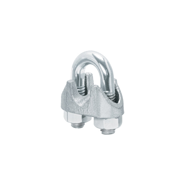Bolsa c/25 nudos (perros) de hierro p/cable de 5/16', FIERO