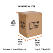 Navaja abatible 4-3/4' mango de madera, TRUPER