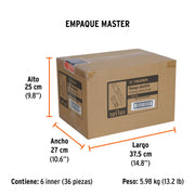 Navaja abatible 6' cuerpo de aluminio y acero inox, TRUPER