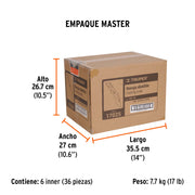 Navaja abatible 7' cuerpo de aluminio y acero inox, TRUPER