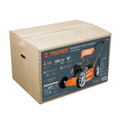 Podadora con motor a gasolina de 4 HP, 18' de corte, TRUPER
