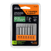 Juego de 7 puntas torx combinadas largo 2', TRUPER EXPERT