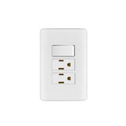 Placa armada 2 contactos e interruptor sencillo, BASIC