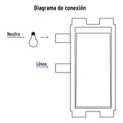 Placa armada con 2 interruptores sencillos, VOLTECK BASIC