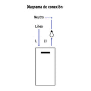 Placa armada acero inox 2 interruptores 1.5 módulos, Lisboa