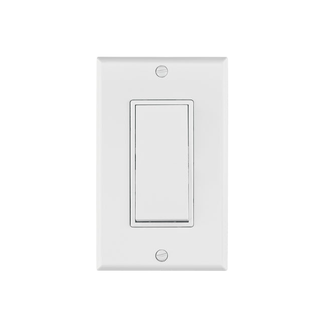 Placa armada con interruptor de tres vías, línea Classic