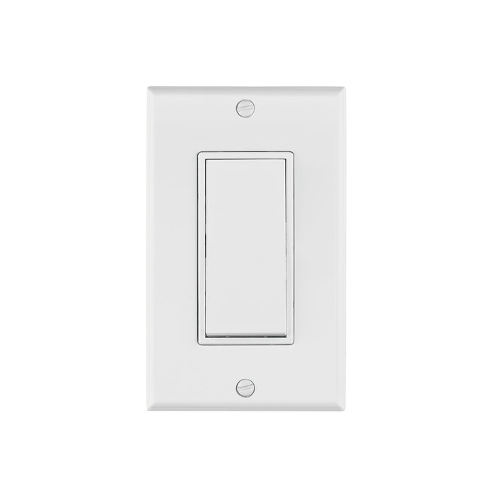 Placa armada con interruptor de tres vías, línea Classic