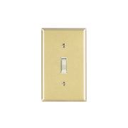 Placa armada interruptor sencillo, línea Standard, aluminio