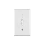 Placa armada interruptor sencillo, línea Standard, blanco