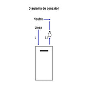 Placa armada 1 interruptor, 1.5 módulos, Española, blanco