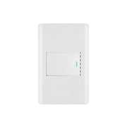 Placa armada blanca 1 interruptor 1.5 módulos, Lisboa