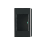 Placa armada negra 1 interruptor 3 módulos, Lisboa, VOLTECK
