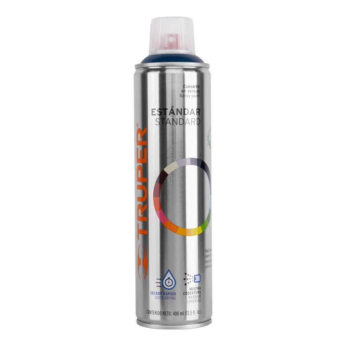 Pintura aerosol azul ultramar, bote esbelto 400 ml, TRUPER