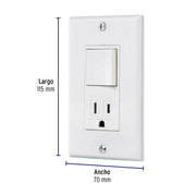 Placa armada contacto e interruptor Classic, VOLTECK