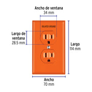 Placa armada contacto tierra aislada, línea Standard