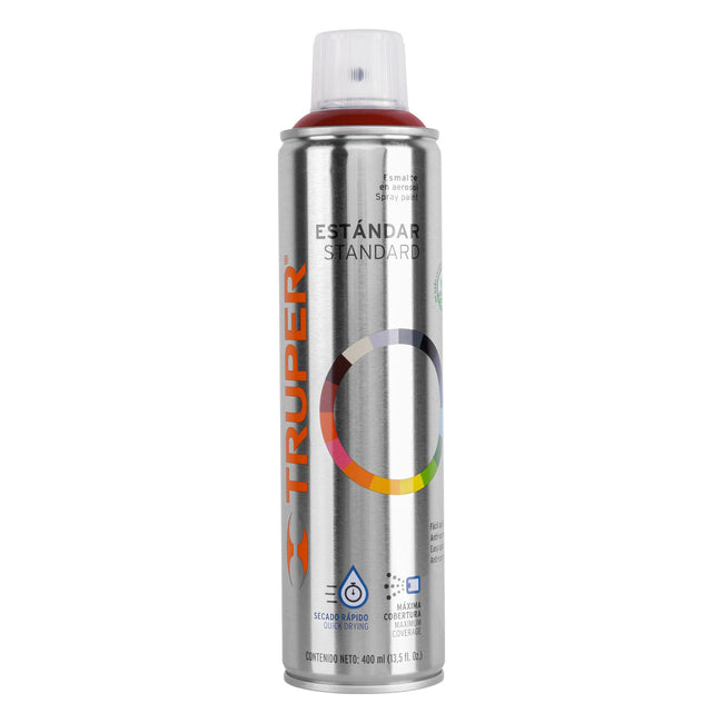 Pintura en aerosol, guinda, bote esbelto, 400 ml