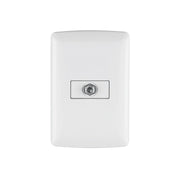 Placa armada con conexión para TV, blanco, línea Italiana