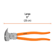 Pinza de hacendado 11' mango de PVC, TRUPER