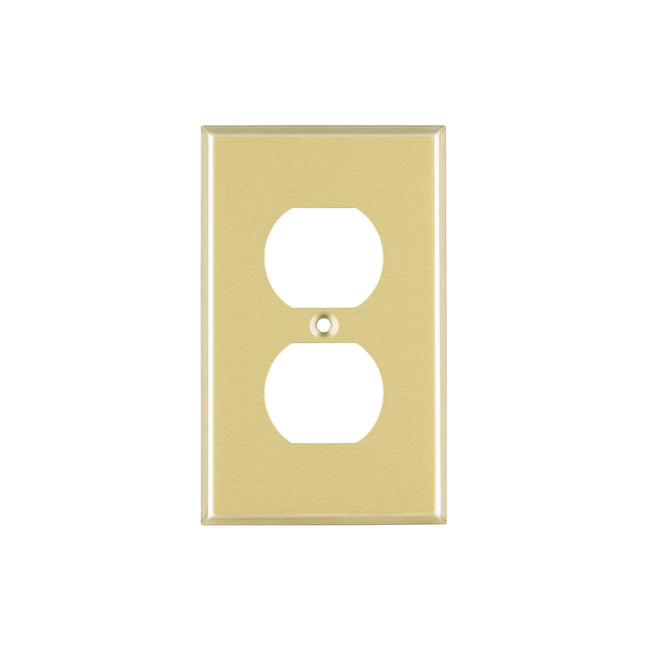 Placa dúplex de aluminio, línea Standard, VOLTECK