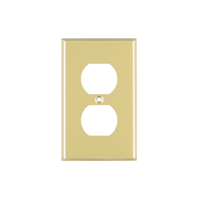 Placa dúplex de aluminio, línea Standard, VOLTECK