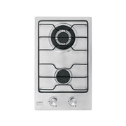 Parrilla gas empotrable 30 cm, 2 quemadores, esmalte, FOSET