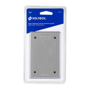 Placa tipo FS ciega, de sobreponer, VOLTECK
