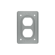Placa tipo FS, doble, de sobreponer, VOLTECK