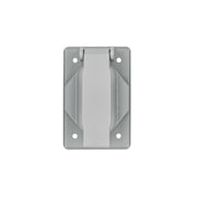 Placa tipo FS con cubierta, sencilla, sobreponer, VOLTECK