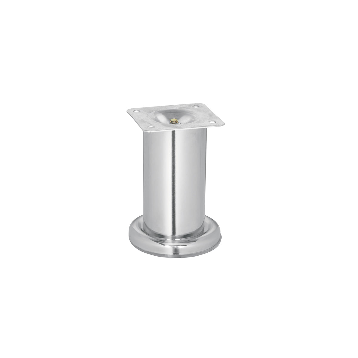 Pata para sofá y mueble, cromo, 100 mm altura, HERMEX