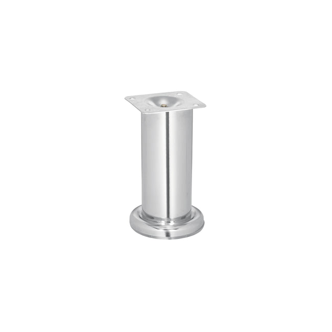Pata para sofá y mueble, cromo, 120 mm altura, HERMEX