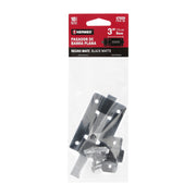 Pasador de barra plana 3', negro, HERMEX