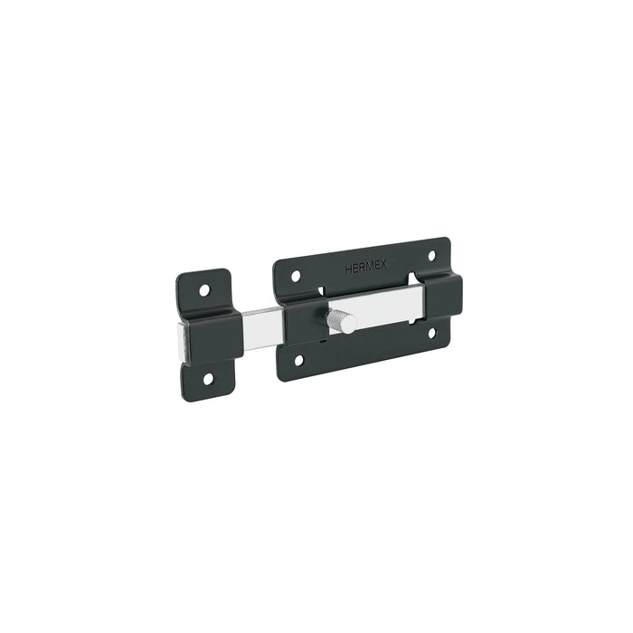Pasador de barra plana 4', negro, HERMEX
