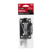 Pasador de barra plana 4', negro, HERMEX