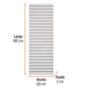 Panel ranurado 60 x 180 cm, TRUPER